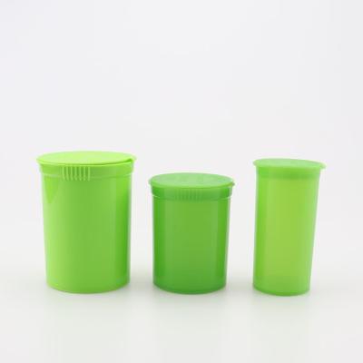 China POP TOP Vial Bottle Plastic Dram Pop Top Lids Squeeze Jars Custom color sweet bottle zu verkaufen