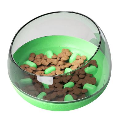 China Sustainable Pet Supplies Amazon Hot Dog Slow Food Bowl Clog Prevention Pet Tumbler Bowls for sale