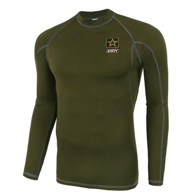 China Breathable ESDY Underwear Fleece Outdoor Shirts Men Warm Tactical Thermal Tops for sale