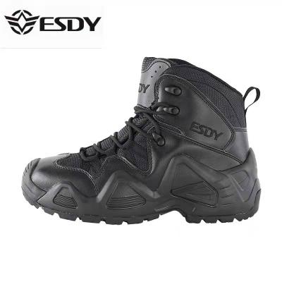 China ESDY Army Desert Black Sweat-absorbent Combat Boots Assault Men's Tactical Military Boots for sale