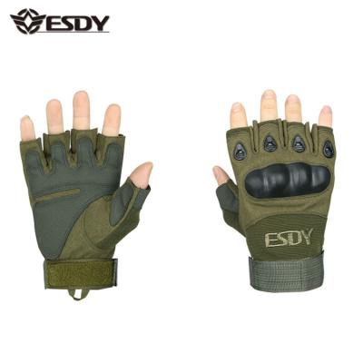 China ESDY Nylon Half-Finger Army Retraining Military Gloves Combat Outdoor Hunting Tactical Gloves for sale