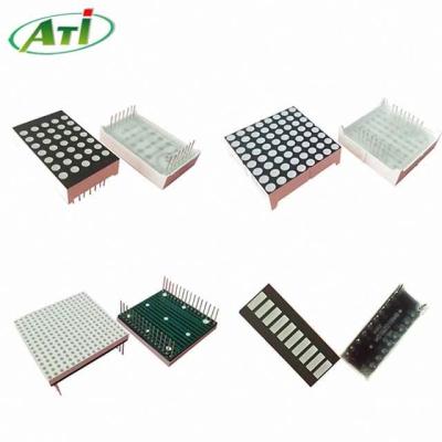 China Indoor mini 16x16 dot matrix led display red color smd led matrix for sale