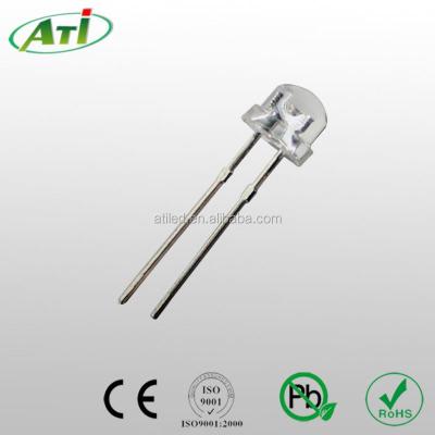 China INGAN 1000-1200 / 1800 - 2400 mcd 4.8mm led straw hat light emitting diode white for sale