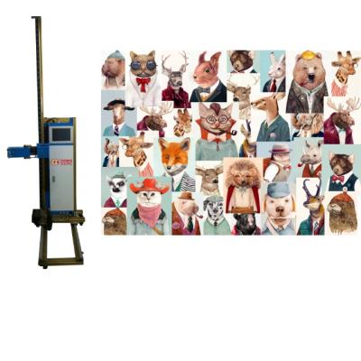 China Vertical Surface for Wall Decoration and Advertising Zkmc Touch Computer All Model New in 2880dpi Precision Wall Inkjet Printer, Wall Photo Painting Machine for sale