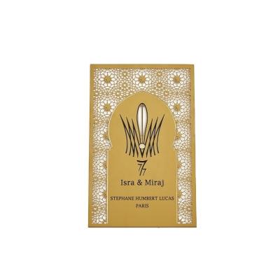 China Customize Gold Metal Engraved Information Nameplate Carved Plate Etching Hollow Card for sale