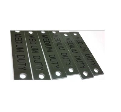 China Customize Asset Nameplates Digital Printing Aluminum Nameplates With Screw Holes for sale