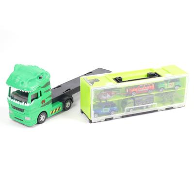 China Free Toys Factory Car Wheel Direct Supplier Child Diecast Toy Container Truck Toy Car Model for sale