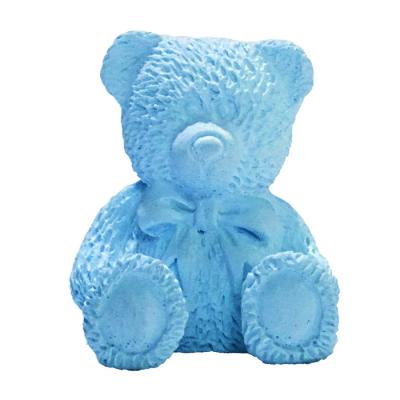 China Viable Hot Seller Mini Blue Bear Scented Plaster Car Perfume Flower Aroma Diffuser for sale