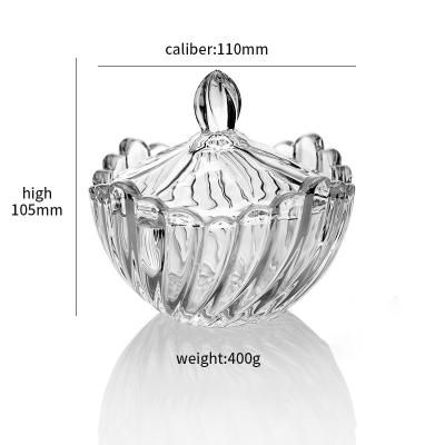 China Wholesale Heatable Fully Stocked Fancy Wedding Candy Crystal Candy Jar for sale