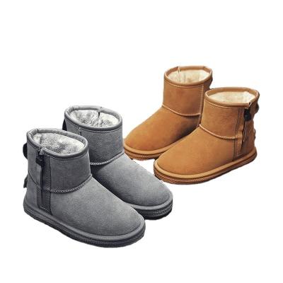 China 2021 new winter thermal snow boots plus velvet to keep warm and cotton men and women medium and large children's shoes (28-38) for sale