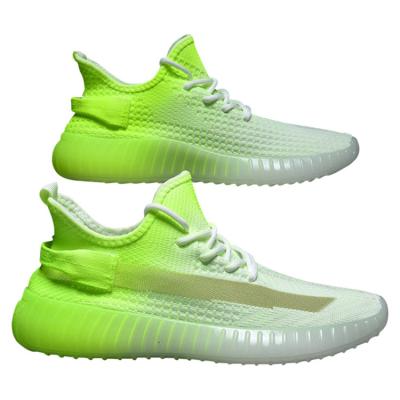 China 2021 Fashion Trend Hot Coconut Leisure Sports Trend Flying Knitted Bottom Cut Out Breathable Ice Silk Sneakers Coconut Shoes for sale