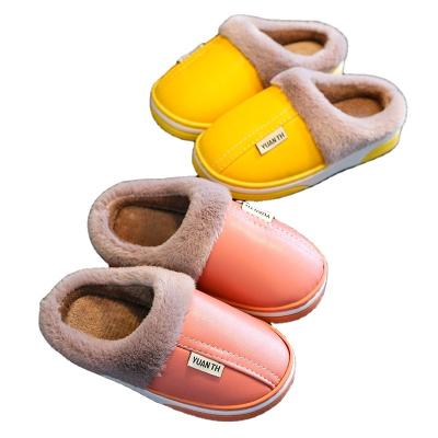 China Deodorization Autumn And Winter Style 2022 Super Cute 22-45 Size Children's Bedroom Cotton Indoor Slippers for sale