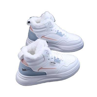 China Latest fashion trend ladies shoes white hot sale lace sports women shoes white sneakers for sale