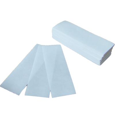 China disposable & environmental friendly hair removal wax paper disposable wax strips non woven fabric high quality bags beauty white pcs color package feature for sale