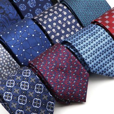 China Leisure Classic 8cm Casual Tie For Men's Luxury Plaid Dots Striped Ties Business Necktie For Men's Suit Neckerchief Wedding Party Ties for sale