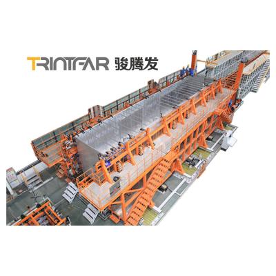 China Hotels Turnkey Project OEM Container Production Line Trailers Embed Automatic Production Equipment for sale