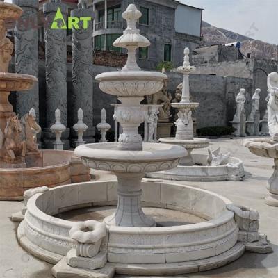 China Modern European Style Simple Design Marble Fountains For Sale for sale