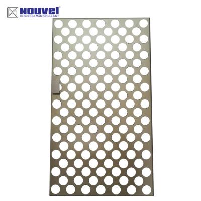 China 2022 Modern Hot Sale Wall Metal Cladding Laser Cut Perforated Metal Facade for sale