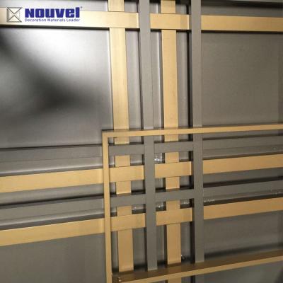 China Private Artwork Room Panel Metal Facade Wall Screen Laser Cut Decorative Exterior Partition Divider for sale