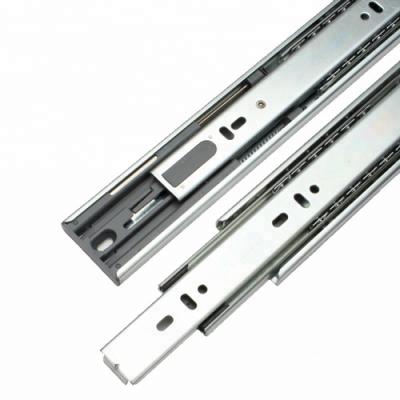 China Stainless Steel 45mm Ball Bearing Soft Closing Drawer Slides 1.2x1.2x1.4 BBS for sale