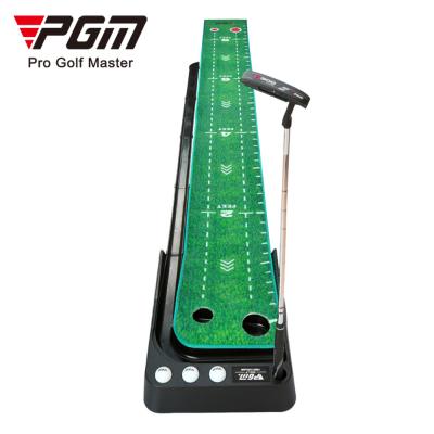 China Golf Practice PGM TL020 Indoor Outdoor Velvet Practice Putting Mat With Ball Return for sale