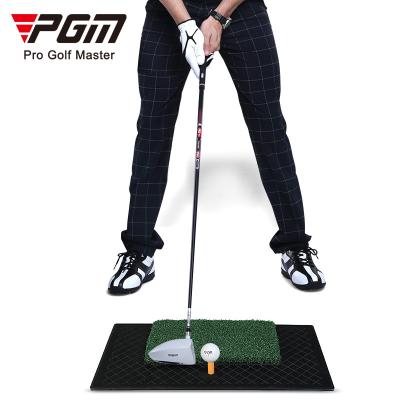 China PGM Artificial Home Use Protective Edge Non-slip Rubber Bottom Golf Hitting Mat 62*35*3cm for sale