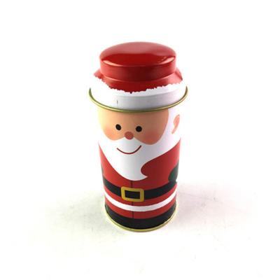 China Gift Christmas Design Candy Tins Wholesale Wholesale Cookie Tin Packaging Box, Santa Cookie Metal Tin Box for sale