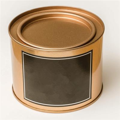 China Candle Round To Customize Empty Candle Jar, China Supplier Candle Container Decoration, 50g 100g Tea Tin Cart for sale