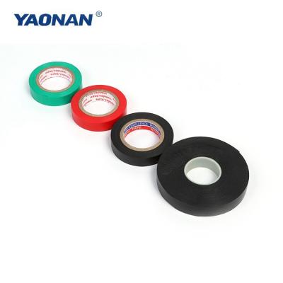 China Cheapest Selling Insulation Tape Black Vinyl Heat Resistant PVC Tape Heat Resistant Single Sided Tape Well for sale