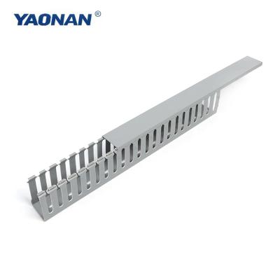 China Solid Design PVC Conduit Network Cable Trunking Height /Cable Channel / Wire Gutter for sale