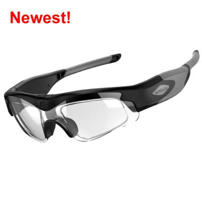 China Wifi Camera Cycling Glasses For Outdoor Sports 2017 Newest HD 1080P PC Playback for sale