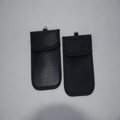 China Protect Signal Customizing Leather Key Faraday Car Key Bag PU RFID Pocket for sale