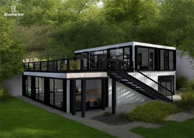 China Modern Prefabricated Modular Home Two Story Villa Style With Stackable Features for sale