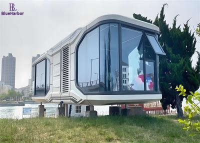 China Futuristic 28 And 38 Square Meter Space Capsule House With Multifunctional Areas for sale