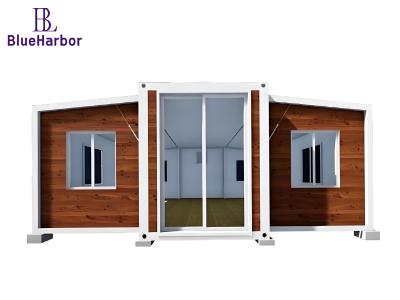 China Double Wing Expandable Prefab House Prefabricated Foldable for sale