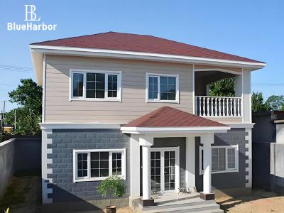 China Light Gauge Prefab Steel House Custom Prefabricated Steel Villas for sale