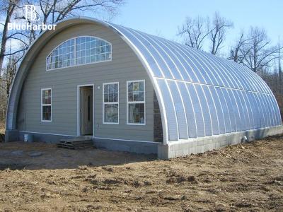 China Steel Arch Prefab House / Residential Prefabricated Steel Arch Buildings for sale