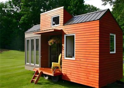 China 1-2 People Prefab Tiny House On Wheels Customized With Dormer Roof for sale