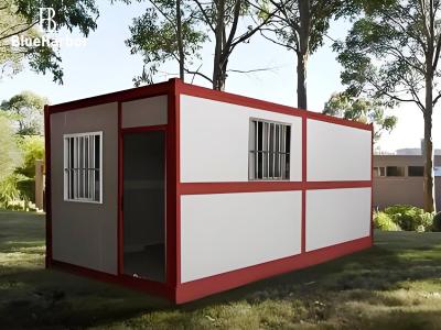 China Light Steel Prefab Flat Pack Container House Folding for Camping for sale