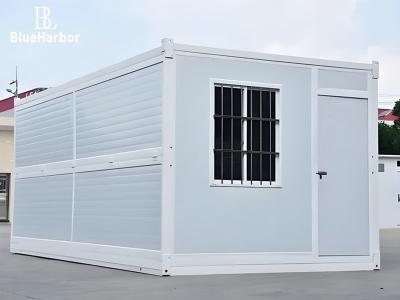 China Prefab Foldable Flat Pack Modular Folding Container House Emergency Shelter for sale