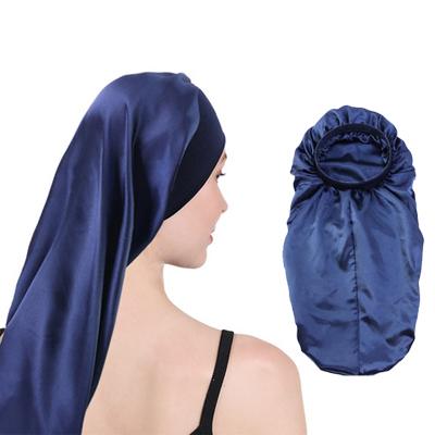 China Wholesale Long Hair Hat OEM Hair Caps For Braids Designer Women Sleeping Hats With Custom Logos for sale