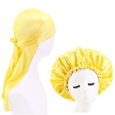 China Luxury Hot Popular Wholesale Anime Matching Durags And Cowls Set With Custom Logo for sale