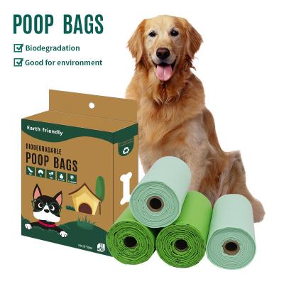 China Top Selling Eco-Friendly Fully Biodegradable Dog Poop Garbage Bag Compstable Cornstarch Dog Poop Bags Stored for sale