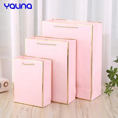 China Recycled Materials Cardboard Paper Bag Custom Takeaway With Handles Packaging Bag For Gift Shopping Bag for sale