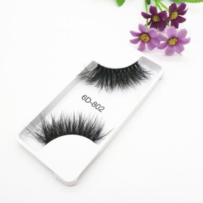 China 2021 Natural Long Volume 100% Custom Logo Luxury Wholesale Faux Fur 3D Mink Eyelashes 25Mm Fluffy Lashes for sale