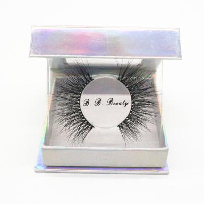 China Natural Natural Long 25mm With Package Factory Factory Wholesale 3D Mink Lashes Fur False Eyelashes for sale