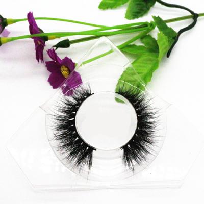 China Real Natural 5 Pairs of Machine Made Wholesale 5D Mink Lashes for sale