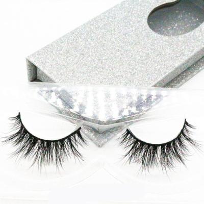 China 2021 Natural Self Adhesive Private Label Customize Lashes 3D Set Custom Mink Eyelashes 3D Packaging for sale