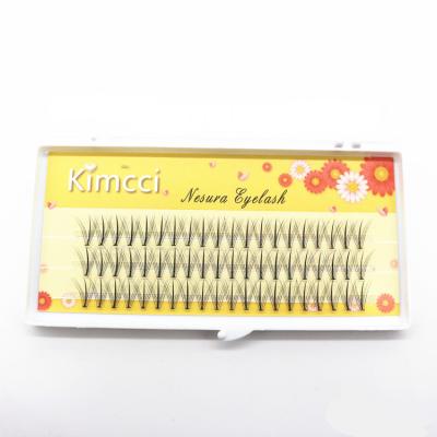 China 8-15mm Long Natural Hand Made Tray Easy Mix in Volume Different Mega Eyelash Extensions Custom Brand Logo Packaging Box for sale