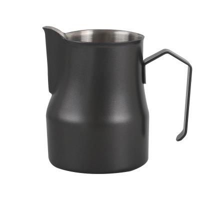 China CLASSIC Wholesale Custom Logo Acceptable Stainless Steel Milk Frothing Pitcher With Scale Inside For Coffee Shop Bartender Tools for sale